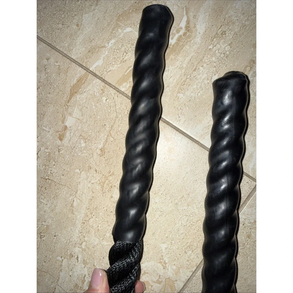 18 FT. Battle Rope-Strength Training, Cardio, Cross Fit Training W/Easy Grip5596